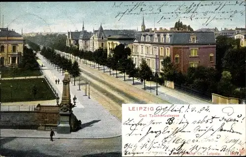 Ak Leipzig in Sachsen, Carl Tauchnitzstraße, Trenkler 17 862