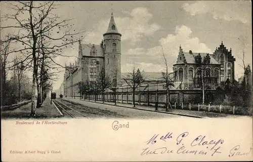 Ak Gand Gent Ostflandern, Boulevard de l'Horticulture