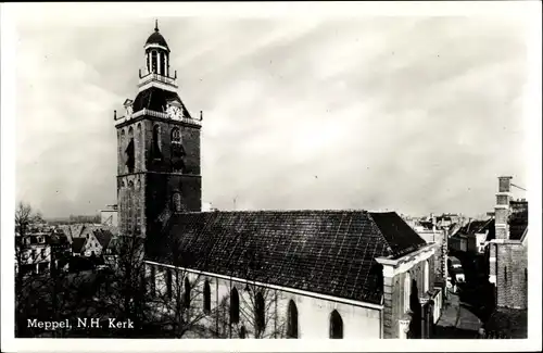 Ak Meppel Drenthe Niederlande, N. H. Kerk