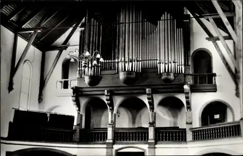 Ak Meppel Drenthe Niederlande, Oude Orgel Geref. Kerk