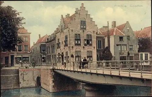 Ak Gorinchem Südholland Niederlande, Peterbrug