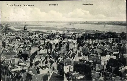 Ak Gorinchem Südholland Niederlande, Panorama