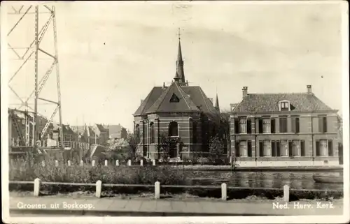 Ak Boskoop Alphen aan den Rijn Südholland Niederlande, Ned. Herv. Kerk