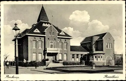 Ak Boskoop Alphen aan den Rijn Südholland Niederlande, Raadhuis