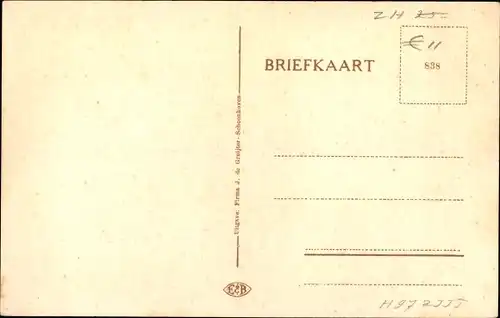 Ak Schoonhoven Südholland, Niederlande, Albrecht Beylinggracht