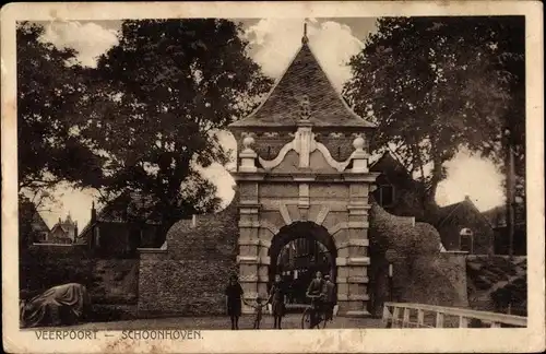 Ak Schoonhoven Südholland Niederlande, Veerpoort