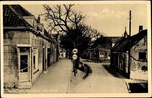 Ak Goudswaard Südholland, Molendijk, Westeinde