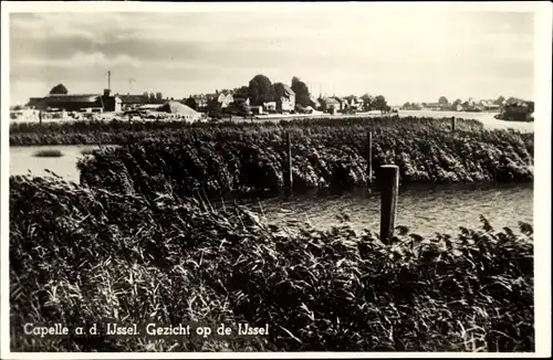 Ak Capelle aan den Ijssel Südholland Niederlande, Gezicht op de Ijssel