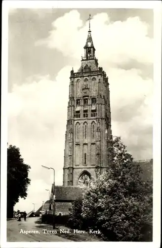 Ak Asperen Südholland, Toren Ned. Herv. Kerk