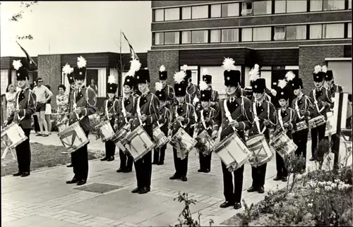 Ak Ridderkerk Südholland Niederlande, Drumband Harmoniever Harpie Davidos