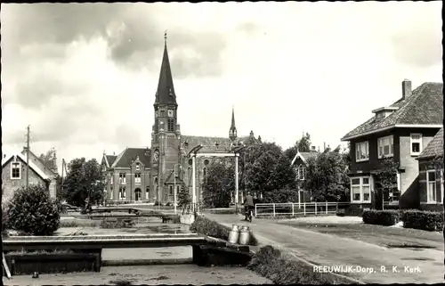 Ak Reeuwijk Südholland, R. K. Kerk