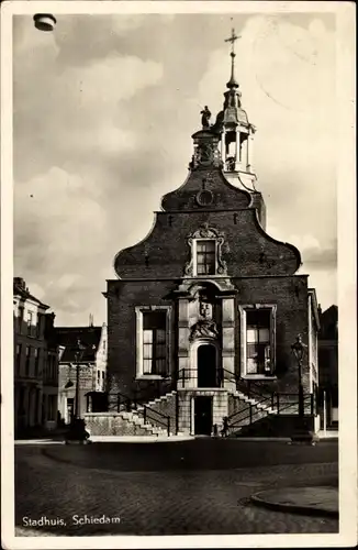 Ak Schiedam Südholland Niederlande, Stadhuis