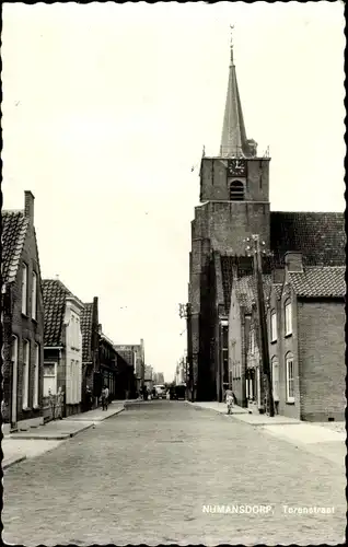 Ak Numansdorp Südholland Niederlande, Torenstraat