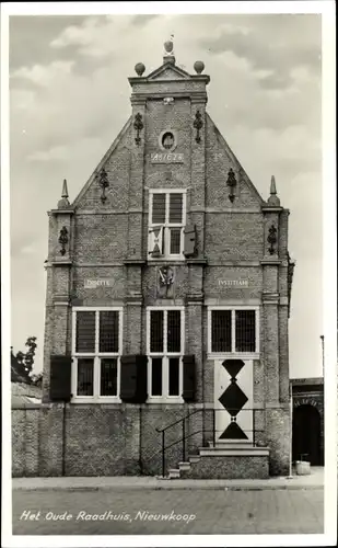 Ak Nieuwkoop Südholland Niederlande, Oude Raadhuis