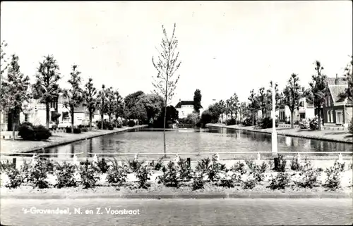 Ak 's Gravendeel Südholland, Noord en Z. Voorstraat