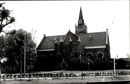 Ak 's Gravendeel Südholland, Ned. Herv. Kerk