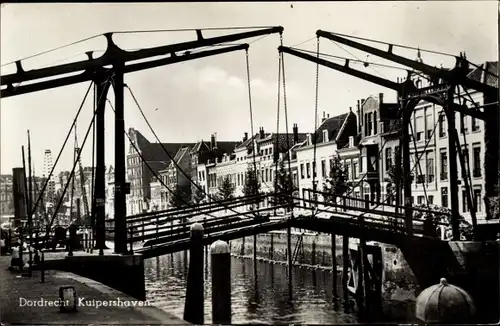 Ak Dordrecht Südholland Niederlande, Kuipershaven