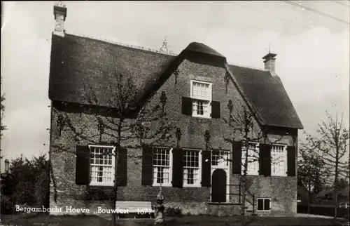 Ak Bergambacht Südholland, Hoeve Bouwlust 1671