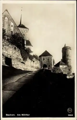 Ak Bautzen in der Oberlausitz, Am Mühltor