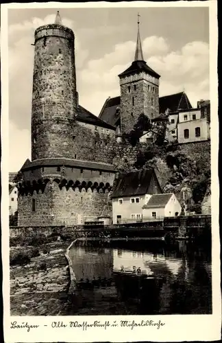 Ak Bautzen in der Oberlausitz, alte Wasserkunst u. Michaeliskirche