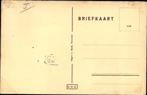 Ak Terneuzen Zeeland Niederlande, Nieuwe Kanaal, Dampfer