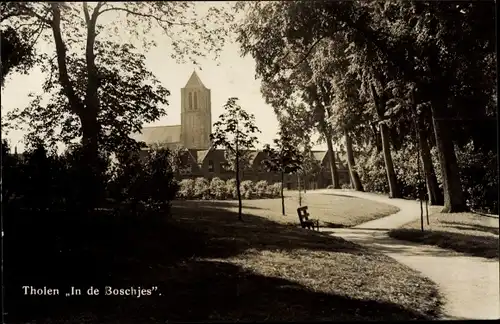 Ak Tholen Zeeland Niederlande, In de Boschjes