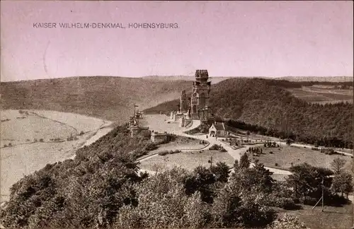 Ak Syburg Dortmund Nordrhein Westfalen, Hohensyburg, Kaiser Wilhelm-Denkmal