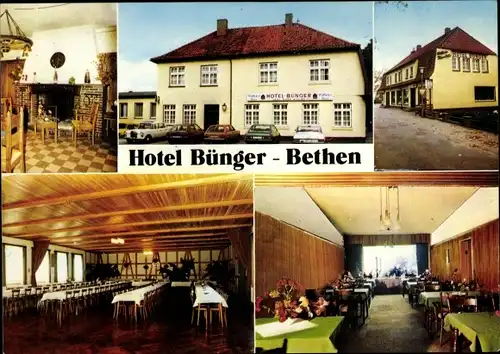 Ak Bethen Cloppenburg in Niedersachsen, Gaststätte, Hotel, Cafe Bünger