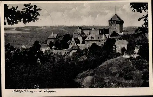 Ak Burg an der Wupper Solingen, Schloss Burg