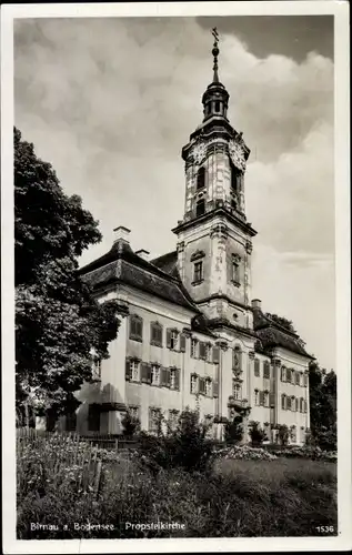 Ak Birnau Uhldingen Mühlhofen am Bodensee, Probsteikirche