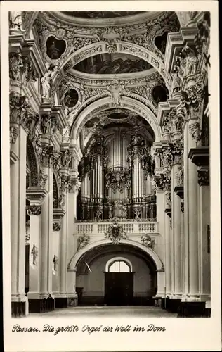 Ak Passau in Niederbayern, Größte Orgel der Welt im Dom
