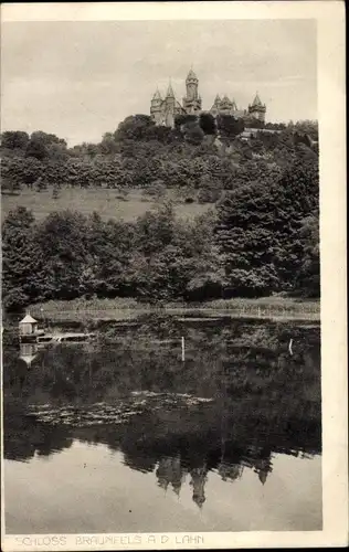 Ak Braunfels an der Lahn, Blick auf das Schloss