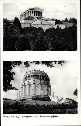 Ak Donaustauf in der Oberpfalz, Walhalla, Befreiungshalle Kelheim
