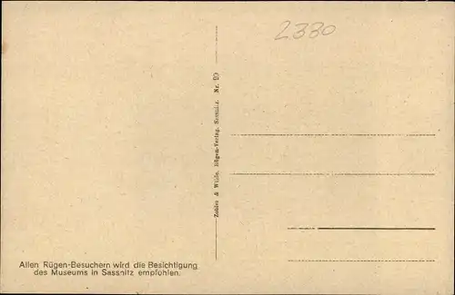 Ak Lohme auf Rügen, Teilansicht