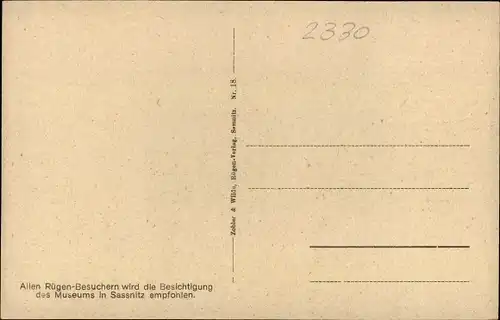 Ak Insel Rügen, Piratenschlucht