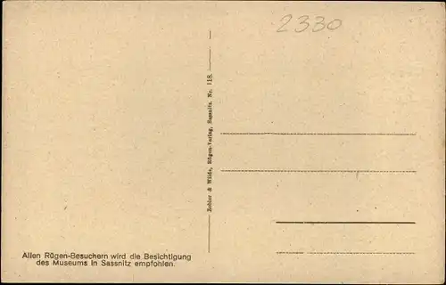 Ak Arkona Putgarten auf Rügen, Teilansicht