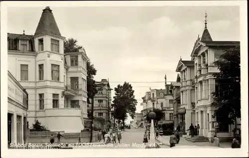 Ak Ostseebad Bansin Usedom, Seestraße, FDGB-Erholungsheim Julian Marchlewski