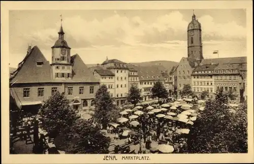 Ak Jena in Thüringen, Marktplatz