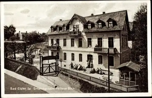 Ak Bad Elster Sachsen, Erholungsheim Heiterer Blick