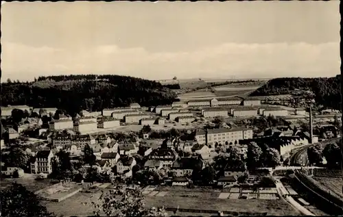 Ak Berga an der Elster Thüringen, Blick auf die Bergarbeitersiedlung