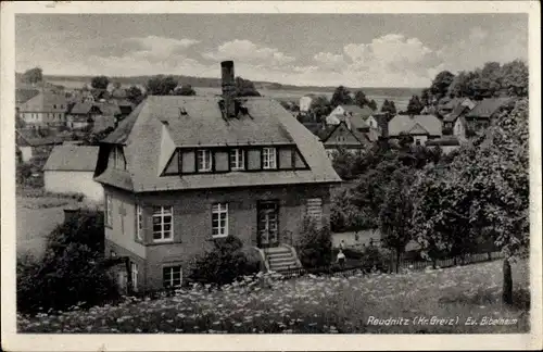 Ak Reudnitz Mohlsdorf in Thüringen, Ev. Bibelheim