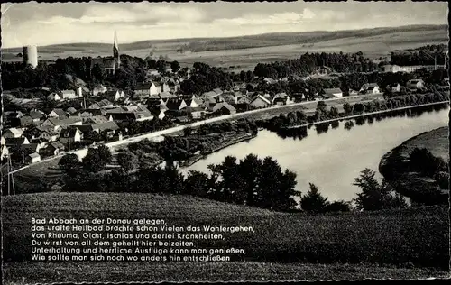 Ak Bad Abbach an der Donau Niederbayern, Ortsansicht