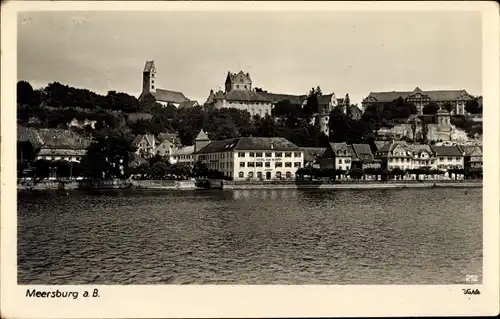 Ak Meersburg am Bodensee, Ortsansicht