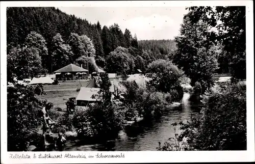 Ak Altensteig im Schwarzwald Württemberg, Zeltplatz