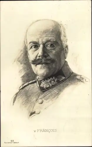 Ak General Hermann von Francois in Uniform