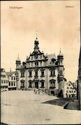 Ak Hechingen in Baden Württemberg, Rathaus