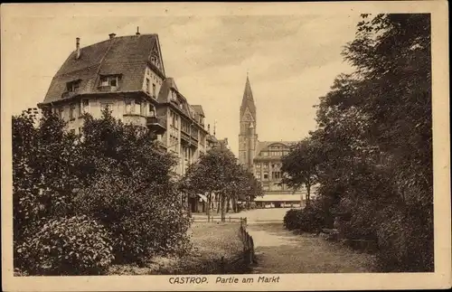 Ak Castrop Rauxel im Ruhrgebiet, Am Markt