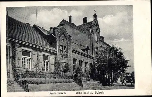 Ak Suderwich Recklinghausen im Ruhrgebiet, Alte kath. Schule