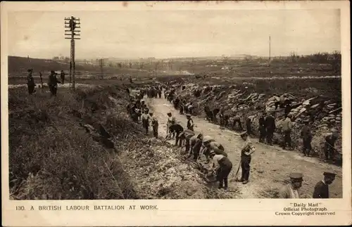 Ak A British Labour Battalion at Work