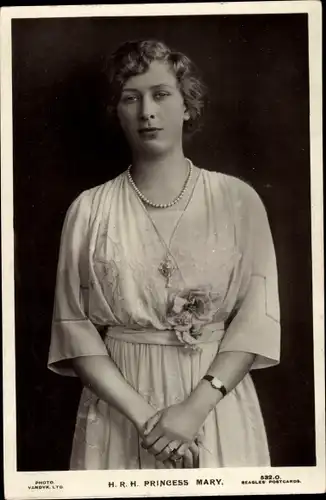 Ak HRH Princess Mary, Portrait
